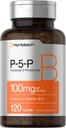 Horbäach P5P Aktif Vitamin B6 100 mg | 120 Tablet | Vejetaryen Supplement, Non-GMO, Gluten Free | Pyridoxal 5 Phosphate | Coenzyme B6 100 mg | 120 Tablet | Vejetaryen Supplement, Non-GMO, Gluten Free | Pyridoxal 5 Phosphate | Coenzyme B6