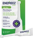 DocuSol Enemeez Kids Enema - Çocuklar için Açıklama Yardımı, Docusate sodyum Stool Softener, Fast-Acting, 5 Tek kullanımlık Tubes