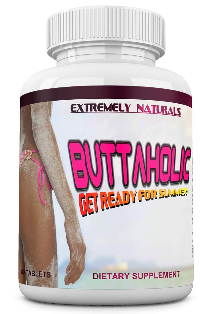 BUTTAHOLIC Kadın Butt Enlargement Pills. Booty Advancedment. Daha büyük ve Curvier Butts alın. Extreme Glutes Geliştirilmiş. 60 Tablet