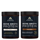 Eski Beslenme Kemik Broth Protein Toz, Saf, 20 Hizmet + Bone Broth Protein Toz, Çikolata, 20 Hizmet