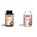 Jarrow Methyl B-12 1000mcg 100 Chewables & Methyl Folate 400mcg 60 Veggie Capsules Bundle for Cellular Energy, Brain, Cardiovascular & Neurologic Health Support