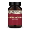 Dr. Mercola Organik Astaxanthin - 12 mg Astaxanthin - Güçlü Antioksi Desteği - Organik Mikroalgae Ekstraksiyon - Non-GMO, Gluten-Free & Soy-Free - 90 Capsules (90 hizmet)
