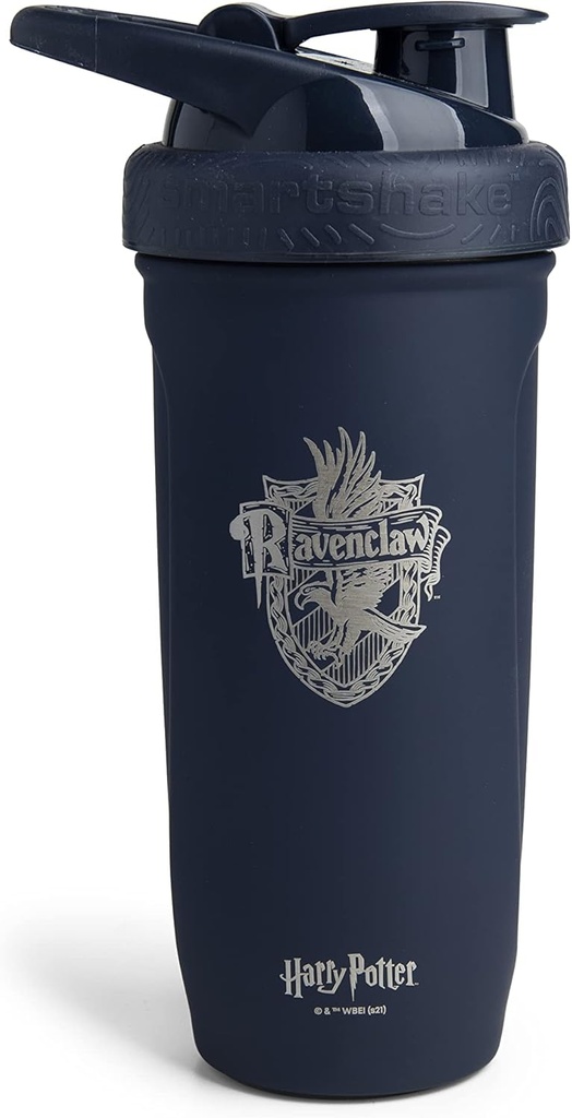 Smartshake Reforce Paslanmaz Çelik Harry Potter Ravenclaw Shaker Şişe (900 ML /30oz) | Işık Kilo Direniş Spor Shaker Şişe Yumuşak Lid | Leakproof, BPA Free & DEHP Free