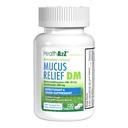 HealthA2Z® Mucus Relief DM | Dextromethorphan HBr 20mg | Guaifenesin 400 mg | No Benzene | Cough, Immediate Bülteni, Uncoated (120 Kont)