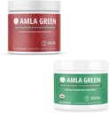 Amla Toz & Yeşil Çay Superfood Supplement, Antioksi Desteği, Hibiscus (90 Hizmet) ve Hint Gooseberries (30 hizmet), Organik, Vegan