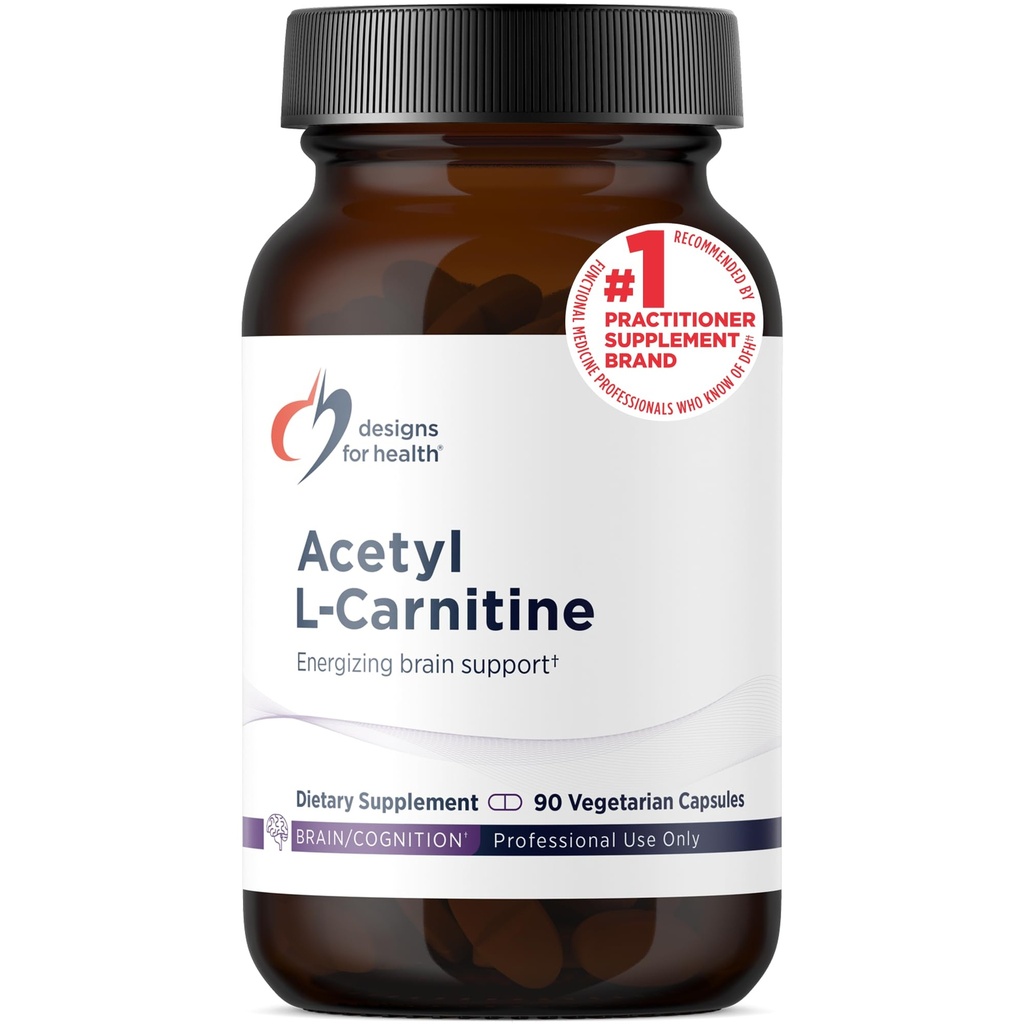 Sağlık Acetyl L-Carnitine Capsules 800 mg için tasarımlar - Beyin Desteği Enerjilendirme - Non-GMO, Vegetarian Acetyl L-Carnitine HCl Supplement (90 Capsules)