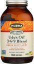 Flora Udo'nun Petrol 3-6-9 - Organik Piramit, Flax Tohum Petrol & Daha Fazla - 180 Vejetaryen Yumuşakgels