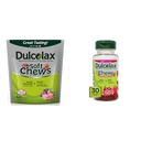 Dulcolax Soft Chews Saline Laxative Karma Berry (60ct) Centiation Relief & Chewy Meyve Bites, Saline Laxative, Cherry Berry (30ct) Cramp-Free Constipation Relief
