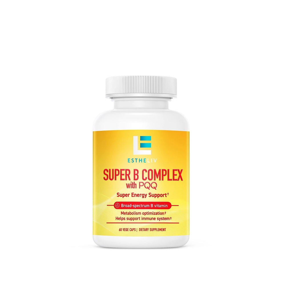 ESTHELIV® Super B Kompleksi PQ ile - 60 VegeCaps