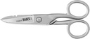 Klein Tools 2100-9 paslanmaz Steel Electrician Scissors, ABD'de Made in USA, 5.25-Inch Free-Fall Crime Snips, Stripping Notches, Non-Slip Serrated Bladeping