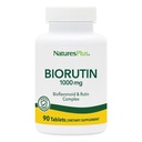 Doğalar Plus Biorutin 1000 mg - 90 Tabletler - Bioflavonoyak & Rutin Kompleksi - Vascular Fonksiyonl & Circulation - Vegetarian, Gluten Free - 90 Servisler