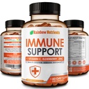 10 1 Immune Support Supplement (No Fillers) | Vitamin C, çinko, Elderberry, Echinacea, Turmeric, Probiyotikler | Immunity Alert for Multi-System Immune Defense, Respiratory & Gut health |60 Day Supply
