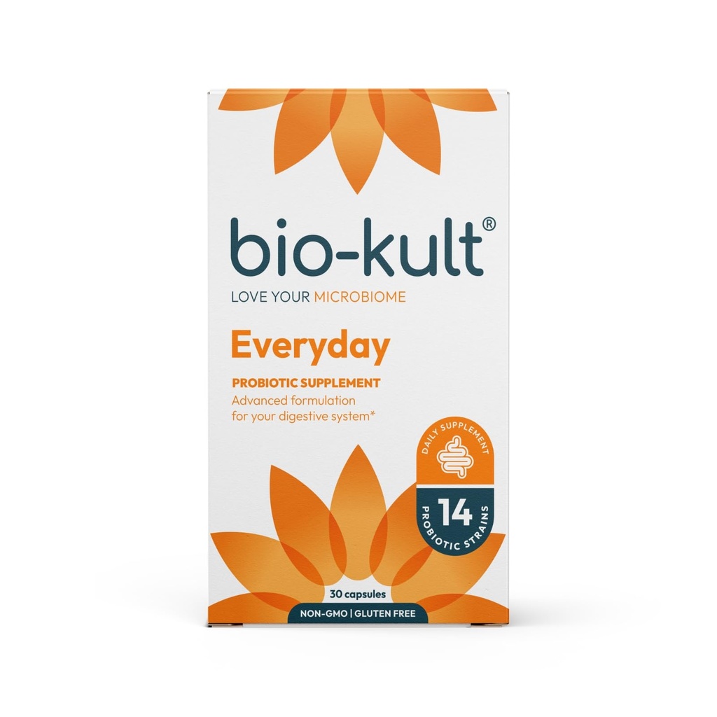 Bio-Clt Gut Health Probiyotik Supplement, 14 Strains, Kadın ve Erkekler için Probiyotikler, Immune Support, Digestive Health, Raf-Stable, Non-GMO ve Gluten-Free, Capsules, 30 Kont (Polonya)