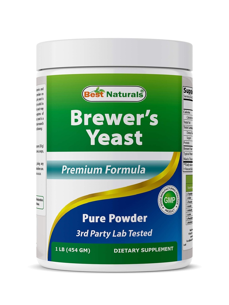 En İyi Doğallar% 100 Pure Brewers Yeast Toz - 16 oz - Emzirme sırasında artan meme Sütü için Destekler, Lactation, Digestive Health