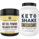 Left Coast Performansı Keto MCT Toz + Collagen ve Keto Cheesecake Meal Emekli