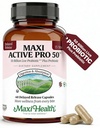 Maxi Health Probiyotik Plus Ultimate Prebiyotik Advanced Live Probiyotiks Formula - 50 Milyar Canlı Aktif Probiyotik - 15 Strains - Ultra Protection - Active Pro-50-60 Count
