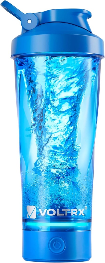 VOLTRX Premium Elektrikli Protein Shaker Şişe, Tritan ile Yapıldı - BPA Ücretsiz - 24 oz Vortex Port / XP C Isıtmalı Shaker Cups for Protein Shakes