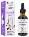 Saf Inventions Tranquness - Destekler Rahatlama - Vanilla ve Chamomile - Su Infüzyon Drops - No Sugar, Calories, or Yapay Sweeteners - 60 hizmet - 2oz