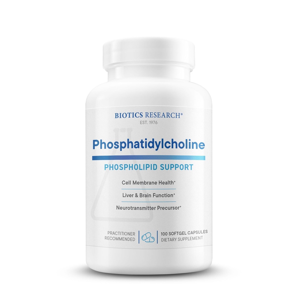 Biotics Research Phosphatidylcholine 420 mg/yugel, Sağlıklı Bilişsel Fonksiyonl, Lecithin'den Türlü, Nörotransmitter Acetylcholine için Choline, 100 Hizmet