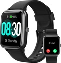 GRV Smart Watch for iOS and Android Phones (Answer/Make Calls), Erkekler için İzle IP68 Sualtı Smartwatch Fitness Watch Watch with Heart Rate/Sleep Monitor Steps Calories Counter (Black)