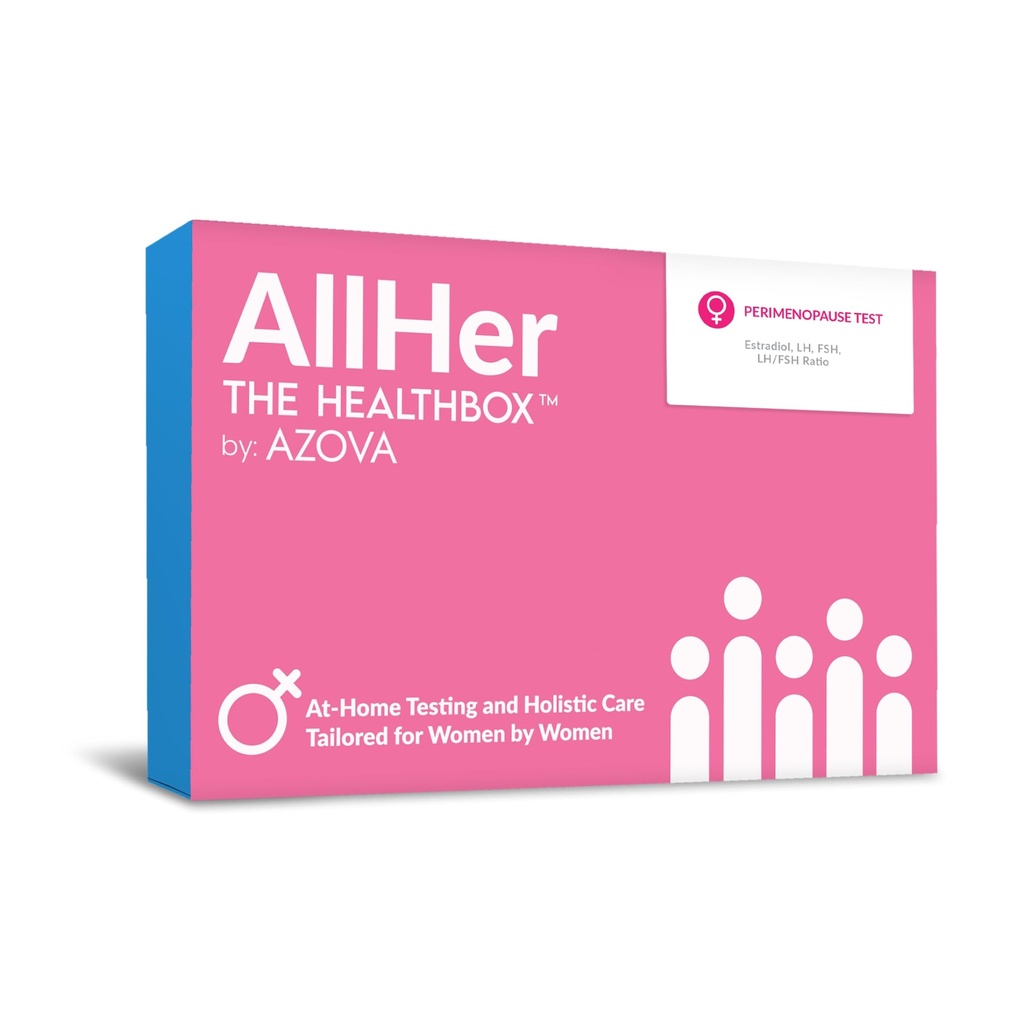 AllHer Perimenopause Test Kit | at-Home Women Hormon Test | Doğru Sonuçlarla Hızlı | Erken Peri Menopause Test indcator with detailed Report | CLIA-Cerrec | All Her | FSA HSA Electable | All Her | FSA HSA