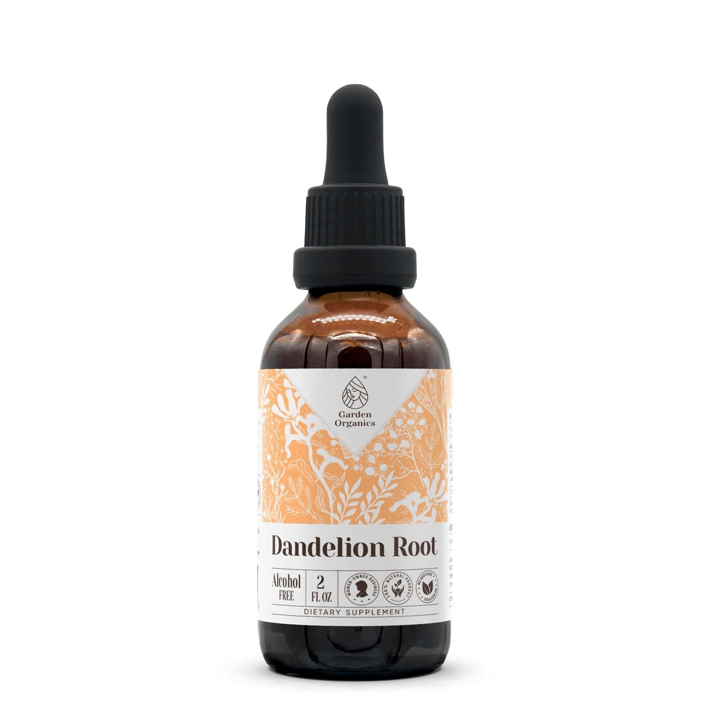 Dandelion Root alkol-Free Natural Tincture Extract, Immune System ATM, Sıvı Drops %100 Dandelion (Taraxacum officinale) kuru Kök (2 fl oz)