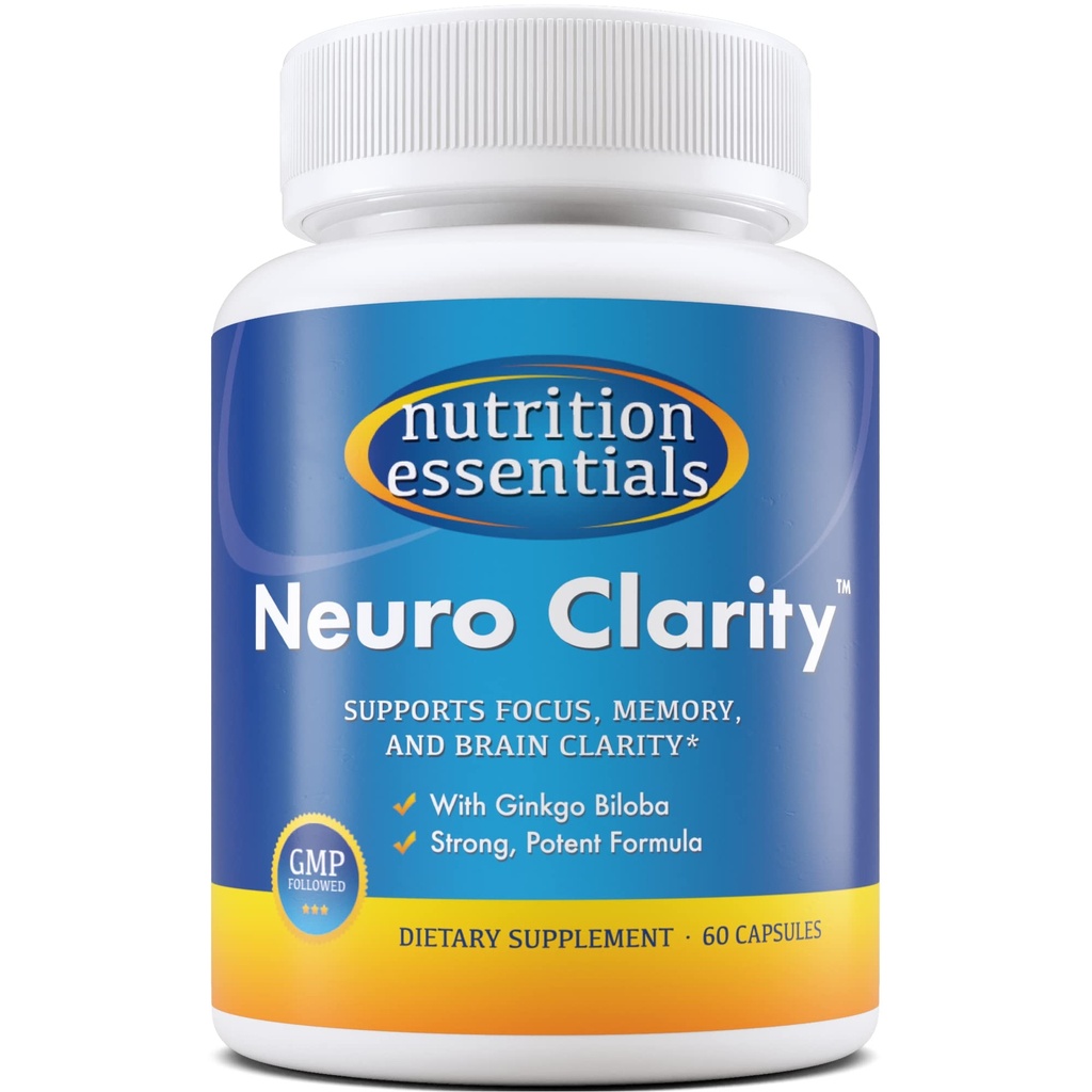 Beslenme Temelleri Nootropic Brain Support Supplement - Caffeine-Free Capsules That Support The Brain - Brain Support Pills with St. John's Wort and Ginkgo Biloba