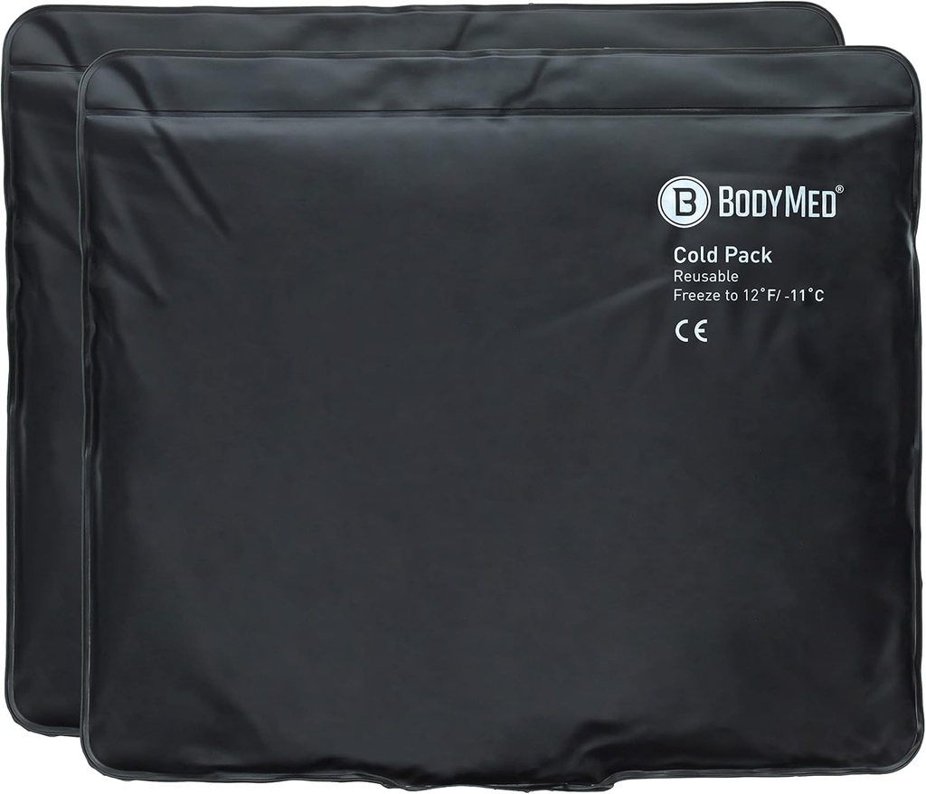 BodyMed Heavy Duty Reusable Urethane Buz Paketi (2-Pack) için Diz, Arm, Elbow, Omuz, Arka - Injuries için Profesyonel Soğuk Terapi, Aches, Swelling, Bruises - 14 x 12.