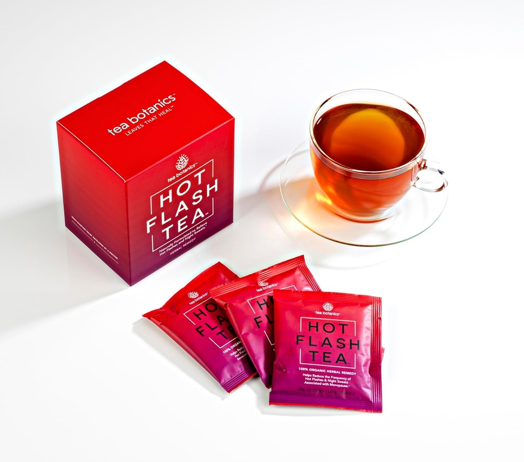 HOT Flash Çay - HOT Flashes & Night Ters için Güçlü, Organik, Yardım Menopause * (15 Gün Supply) sırasında Hormon Dengesi Yardım Ediyor