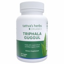 Tattva'nın Herbs Triphala Guggul Herbal Supplement, Ayurveda Herbal Supplements, Digestive Health and Support, Organic Triphala Capsules, 120 Count, 25 Years of Premium Service