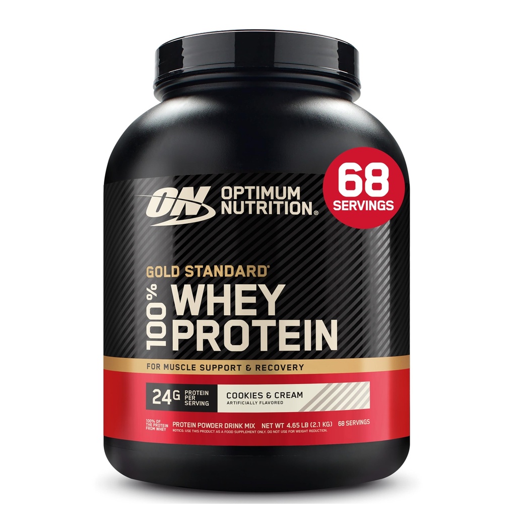 Optimum Beslenme Altın Standardı 100% Whey Protein Toz, Kurabiyeler ve Krem, 5 Pound (Pazar Mayıs Vary)