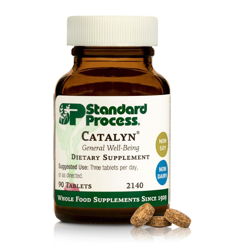 Standart Süreç Catalyn - General Well-Being Tablet to Aid Antioksit Aktivite - Contains A, B6 & D - Bridge Beslenme Gaps - Non-Dairy & Non-Soy - 90 Tabletler (30 hizmet)