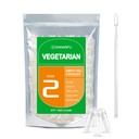 wananfu Boyutu 2 Boş Capsules Vegetarian (500 Count) Sche with 2 Micro Lab Spoons, Clear Fillable Veggie Pill Capsules Boyut 2 Kendi Tamamlarınızı Yapmak için