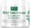 WFDL Wild Yam Cream for Hormon Balance, Organik Yam Cream with Chasteberry, Aloe & Vitamin E for Menopause Relief, Soothes Night Sweats & Hot Flashes, Eases Mood Swings (1.76 OZ)