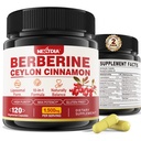 2 Pack 1500 mg Liposomal Berberine HCL ile Ceylon Cinnamon Bitter Melon, Organik Berberine Komplek Supplements with Banana Leaf, Supports Immune & Digestion - Vegan 240 Capsules