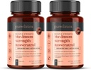 Safclinica 1000 mg Resveratrol x 180 Tabletler (2 Her biri 90 Tablet Şişeler - 6 Ay Supply) 10 x Güçlü ve Siyah Pepper Ekstraksiyonu ile