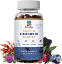 Black Seed Oil Gummies, Black Seed Oil, Sea Moss, Ashwagandha, Elderberry, Turmeric, Vitamin C, D, zinc, Beet Root Powder, Support Immune System, Liver ,Cardiovascular Health, Radiant Hair& Skin