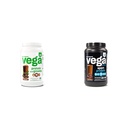Vega proteini ve Yeşiller Protein Tozu, Çikolata - 20g Plant bazlı Protein Plus & Premium Spor Protein Çikolatası Protein Tozu, Vegan, GMO, Gluten Ücretsiz Bitki Temelli