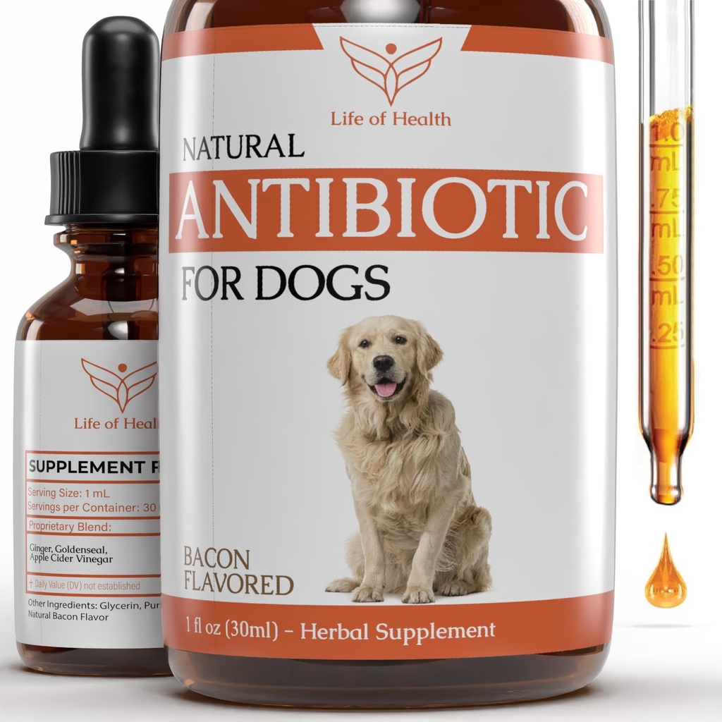 Köpekler için Doğal Antibiyotikler | Köpek Antibiyotikleri | Köpek Kulak Enfeksiyonu Tedavisi | Köpek Hastalığı | Köpek Antibiyotikleri | Köpek Antibiyotikleri | Köpekler için Antibiyotikler | 1 oz
