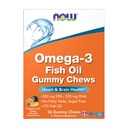 Şimdi Tamamlar, Omega-3 Fish Oil Gummy Chews, Passion Fruit Flavor, 36 Gummy Chews