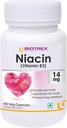 Inositol 50 mg Supplement ile Niacin 14 mg B3 - 60 Veg Capsules