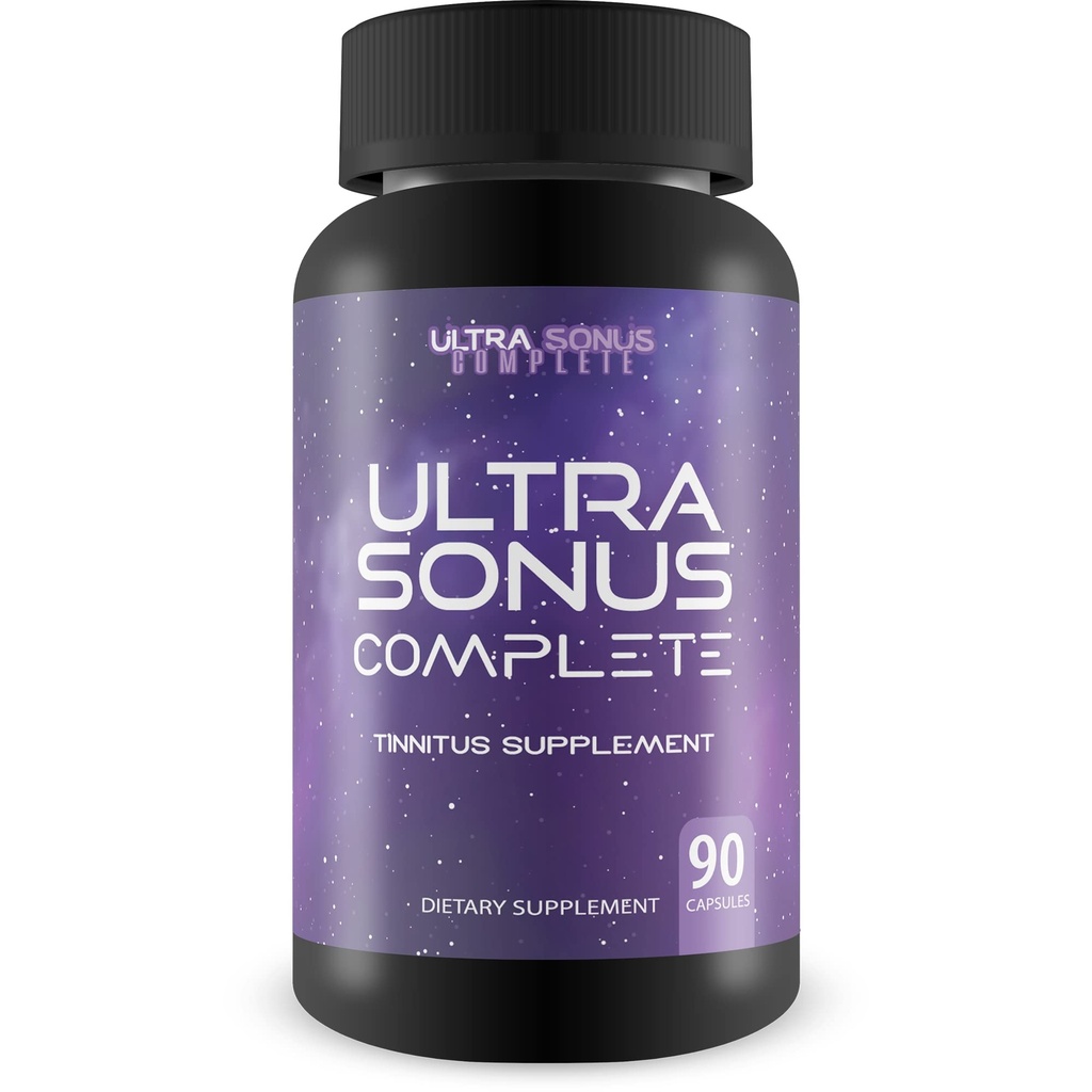 Tinnitus Supplement - Turmeric Vitamin C Max Formula - Destek Bu Doğal Herbal Formula (90 Capsules) ile Azaltıldı