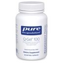 Pure Encapsulations Q-Gel 100 (Hydro çözüldü CoQ10) | CoQ10 Vitamin E'yi geliştirmek için | 60 Softgel Capsules
