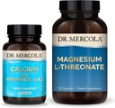 Dr. Mercola Magnezyum L-Threonate & Food with D3 & K2, 30 Hizmet, Diyet Tamam, Bone Health, Non-GMO