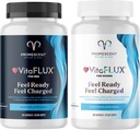VitaFLUX Triple Power Nitric Hoffman Erkek Performansı için Tamam+ VitaFLUX Kadın Nitrik Oksitpak Tamam, Circulation, Boost Energy & Heart Health, Performance, Stamina, Energy & Heart Health, Performance, Stamina, Energy & Heart Health