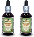 Tian Men Dong, Asparagus (Asparagus Cochinensis) Glycerite, kıl Kök Toz Alkol Ücretsiz Sıvı Ekstraksiyon (Brand Name: HerbalTerra, Proudly Made in USA) 2x2 fl.oz (2x60 ml)