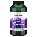 Swansonuba Citrate Kompleksi Kas Bone Health Support Mineral Supplement 300 Capsules