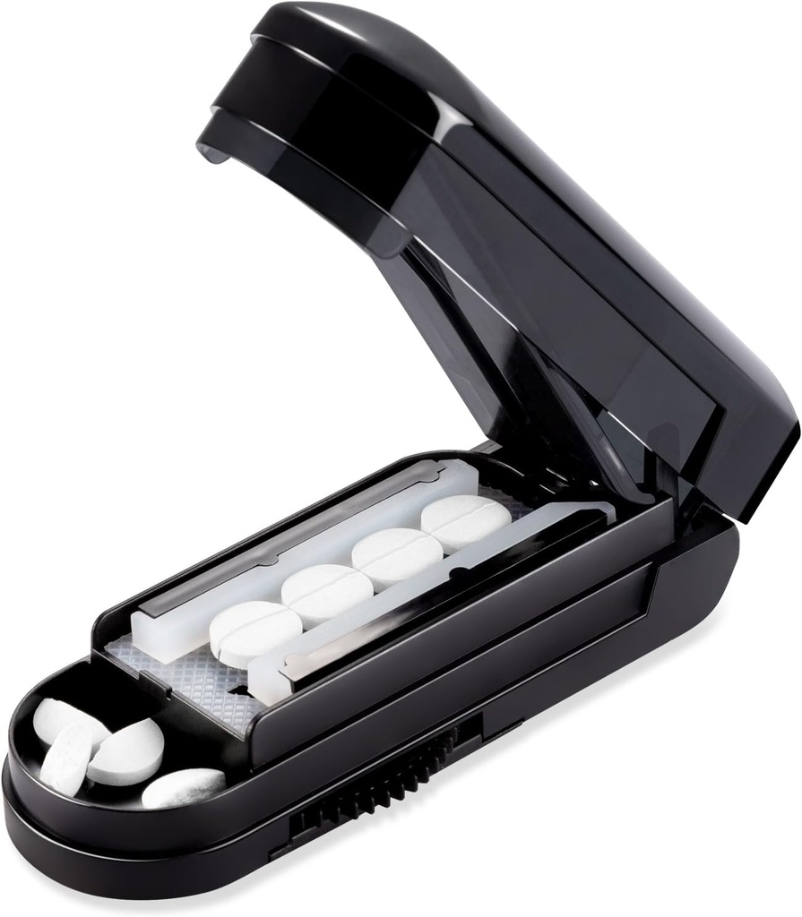 Portre Pill XS Splitter,Adjustable XS, For Vitamins,Supplements and Drugs,BPA-Free,Easy to Use Use