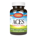 Carlson - ACES, Vitaminler A, C, E + Selenium, Hücre Sağlığı ve Immune Desteği, Antioksi, 90 Softgels
