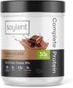Soygun Tamam Protein Toz, Çikolata, 30g protein Shake for Muscle growth and Recovery, BCAAs, DHA, MCT, 28 Vitamin & Minerals, Zero Sugar, Gluten Free, Vegan - 1.25lb